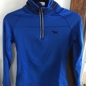 VS PINK Half Zip Sweatshirt Royal Blue